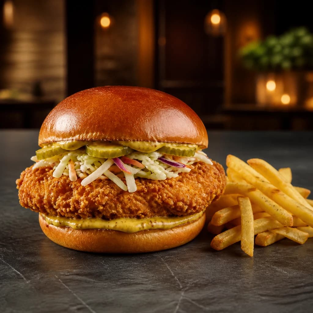 Çıtır Tavuk Burger
