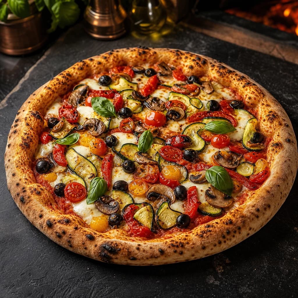 Akdeniz Sebzeli Pizza